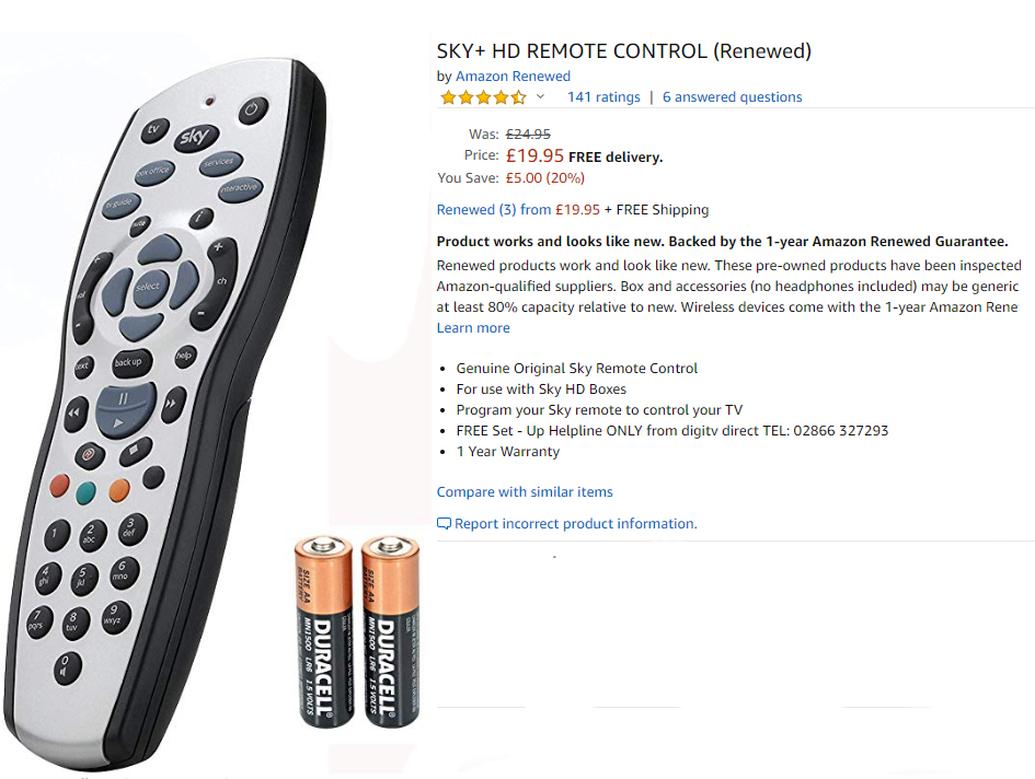 How to program your Sky remote to control your TV Digi Repairs UK Ltd