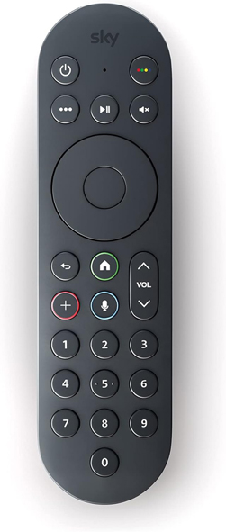 Sky Glass and Sky Stream TV Remote - Anthracite Black