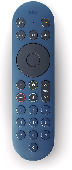 Sky Glass and Sky Stream TV Remote - Ocean Blue